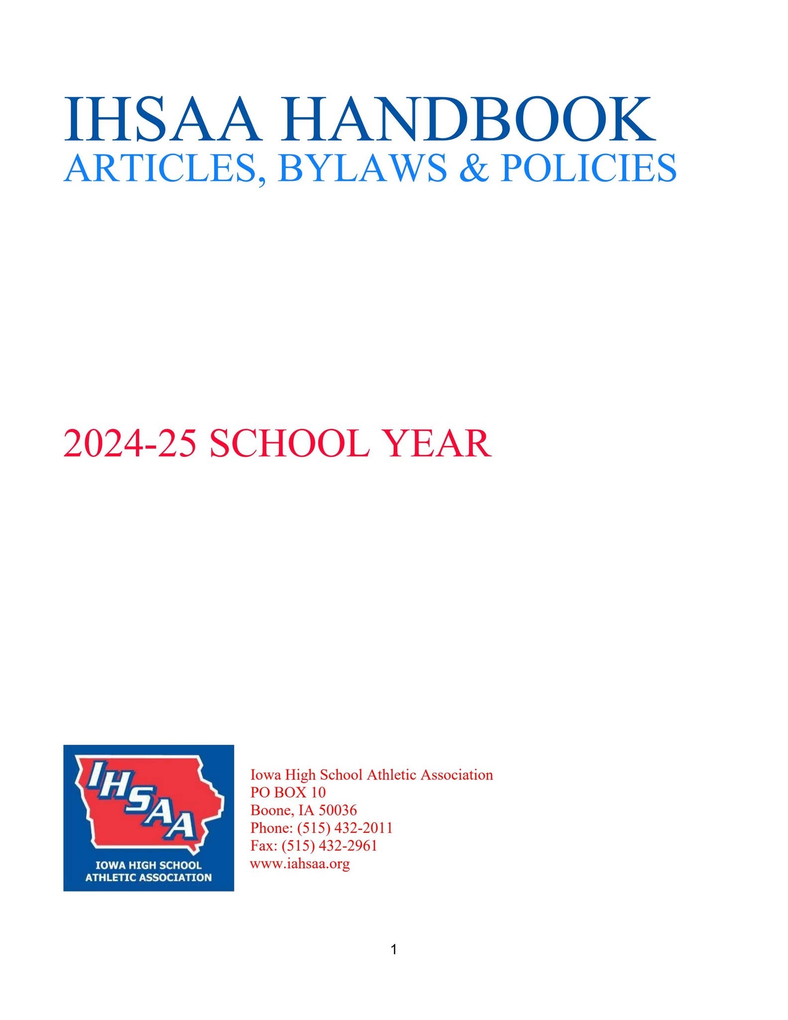 2024 25 IHSAA Handbook By Ihsaa Issuu