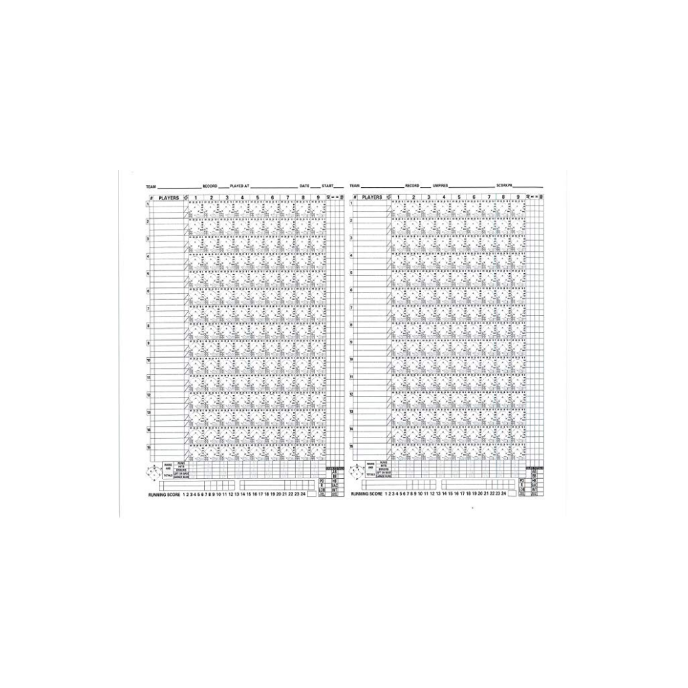 601Sports Sports U0026 Outdoors Blazer Athletic Side by Side Baseball Softball Scorebook