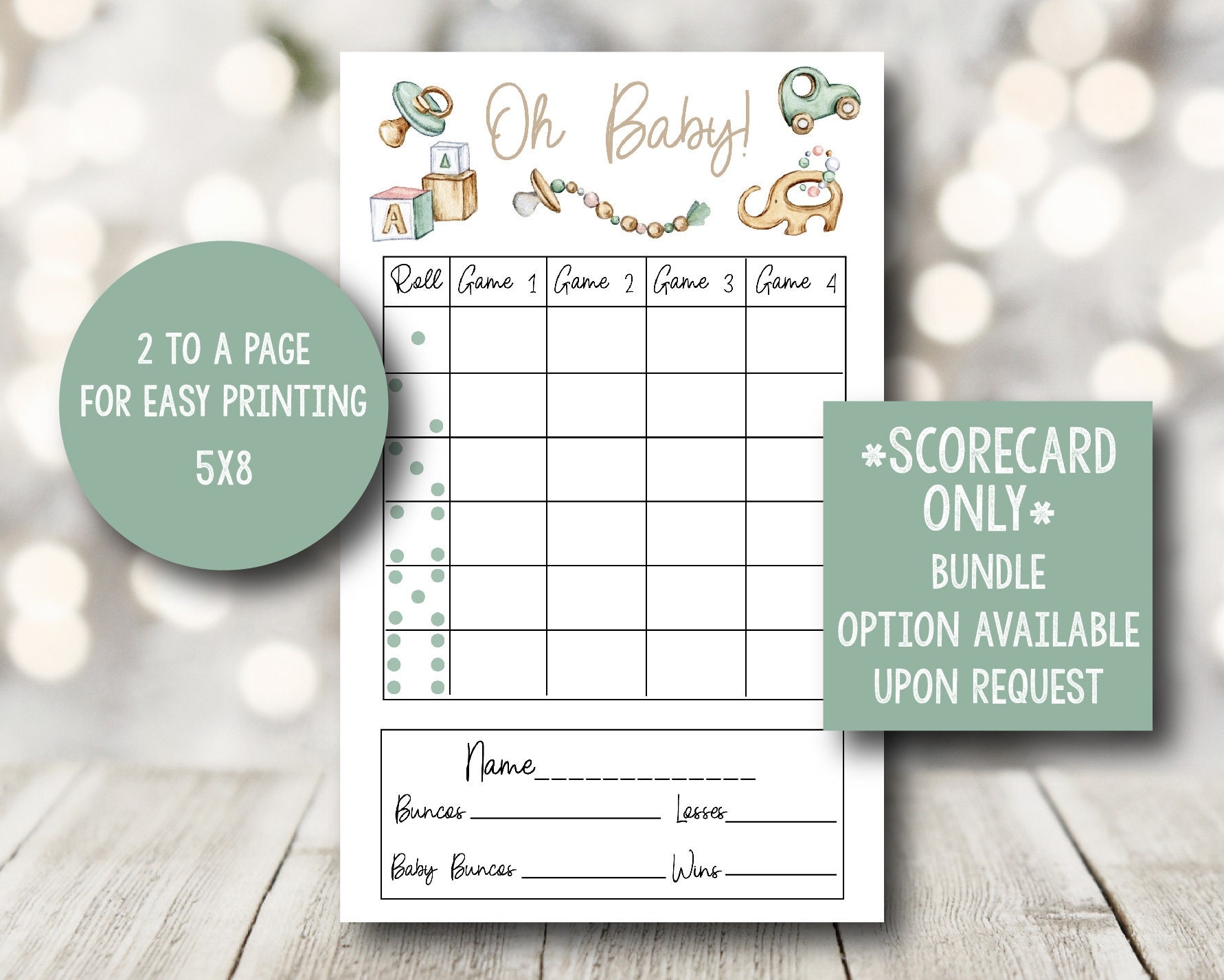 Baby Shower Bunco Oh Baby Bunco Scorecard Gender Neutral Baby Shower Game Baby Themed Printable Bunco Cards Etsy Baby Shower Bunco Oh Baby Bunco Scorecard Gender Neutral Baby Shower Game Baby Themed Printable Bunco Cards Etsy