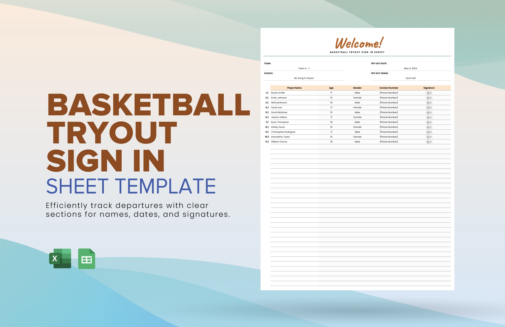 Basketball Tryout Score Sheet Basketball Tryout Score Sheet