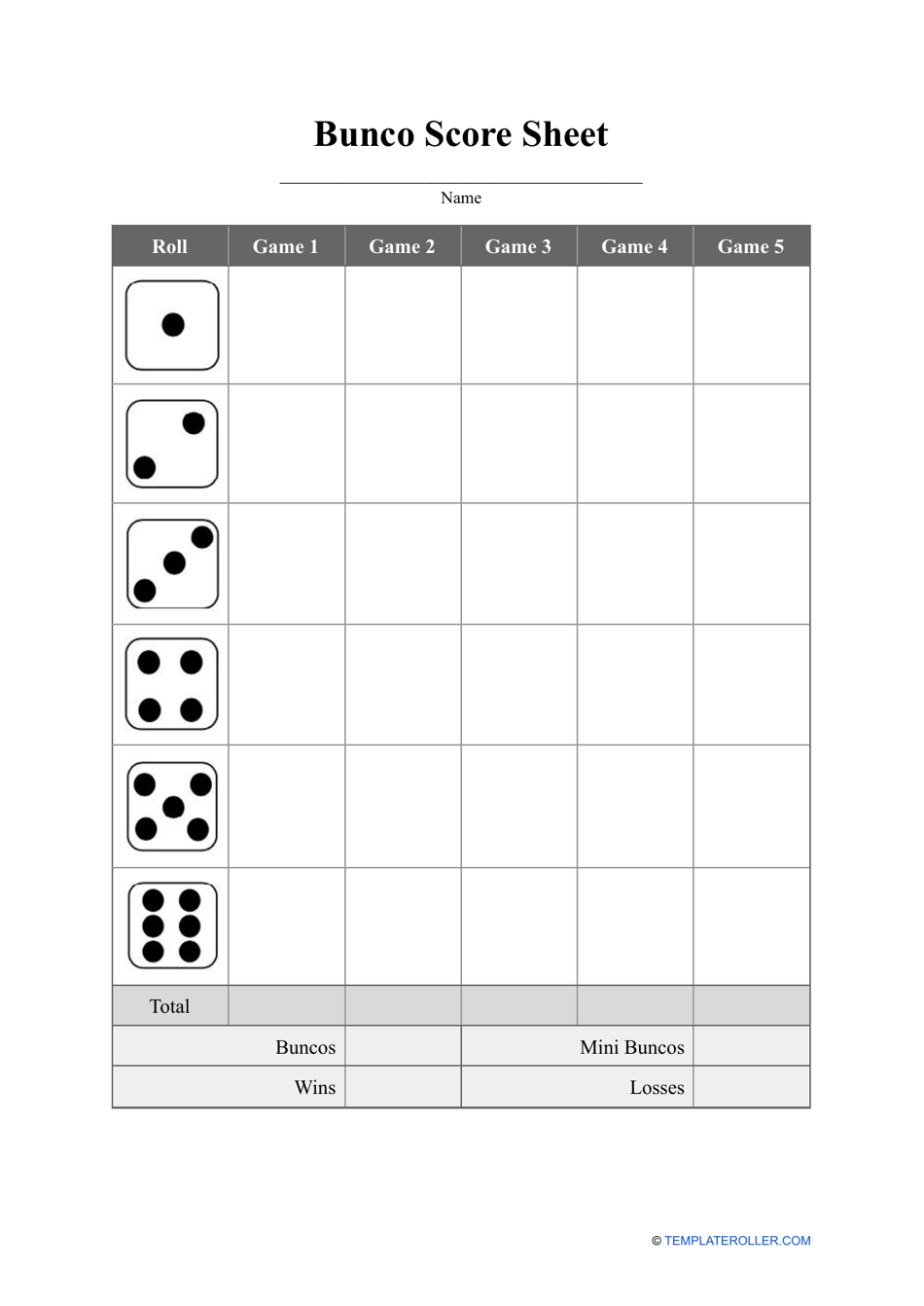 Bunco Score Sheet Template Download Printable PDF Templateroller Bunco Score Sheet Template Download Printable PDF Templateroller