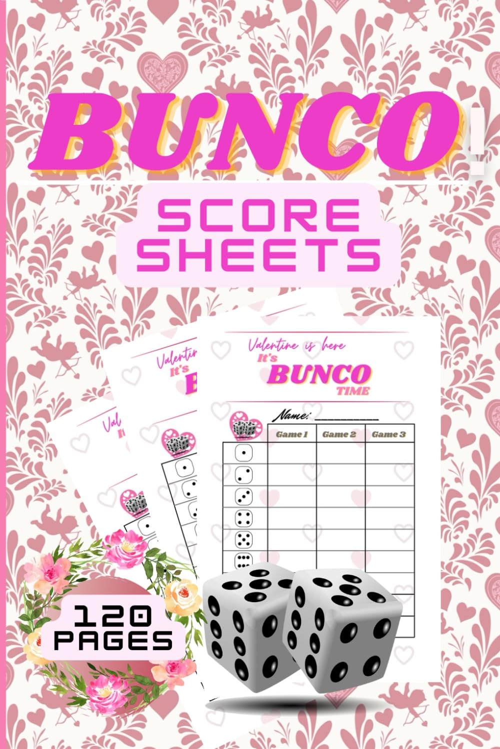 Bunco Score Sheets Themed 120 Score Sheets Of 3 Games Merba Margaret 9798402203549 Amazon Books