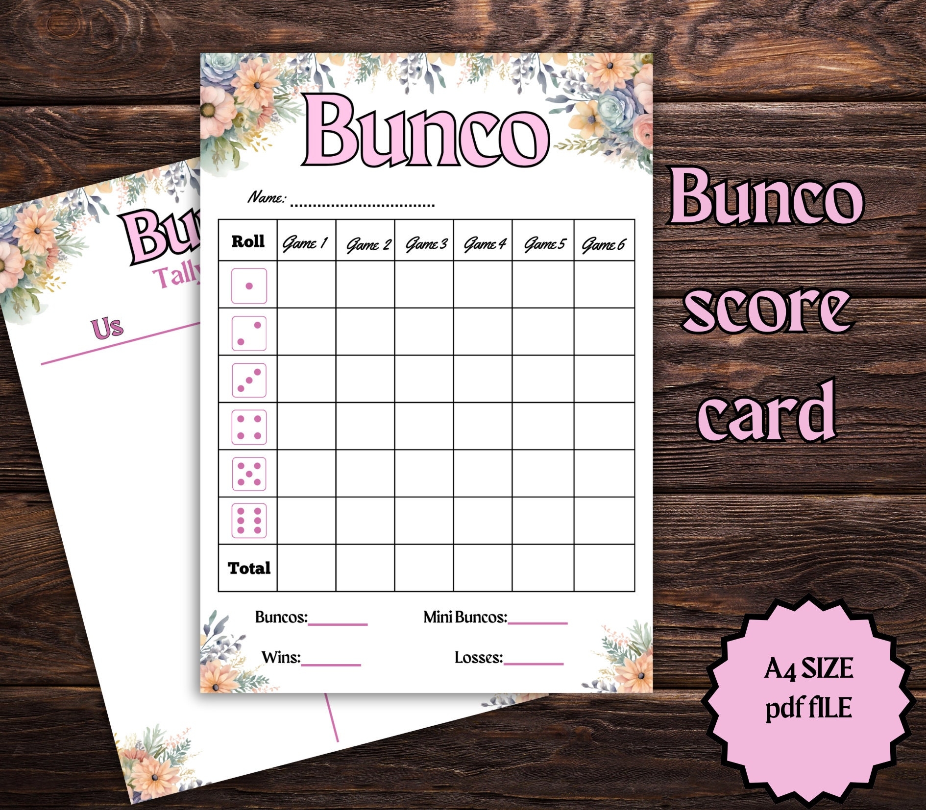 Floral Bunco Score Card Pastel Bunco Score Sheet Bunco Score Pads Roll The Dice Party Games Family Game Night Bunco Night Tally Sheet Etsy UK Floral Bunco Score Card Pastel Bunco Score Sheet Bunco Score Pads Roll The Dice Party Games Family Game Night Bunco Night Tally Sheet Etsy UK
