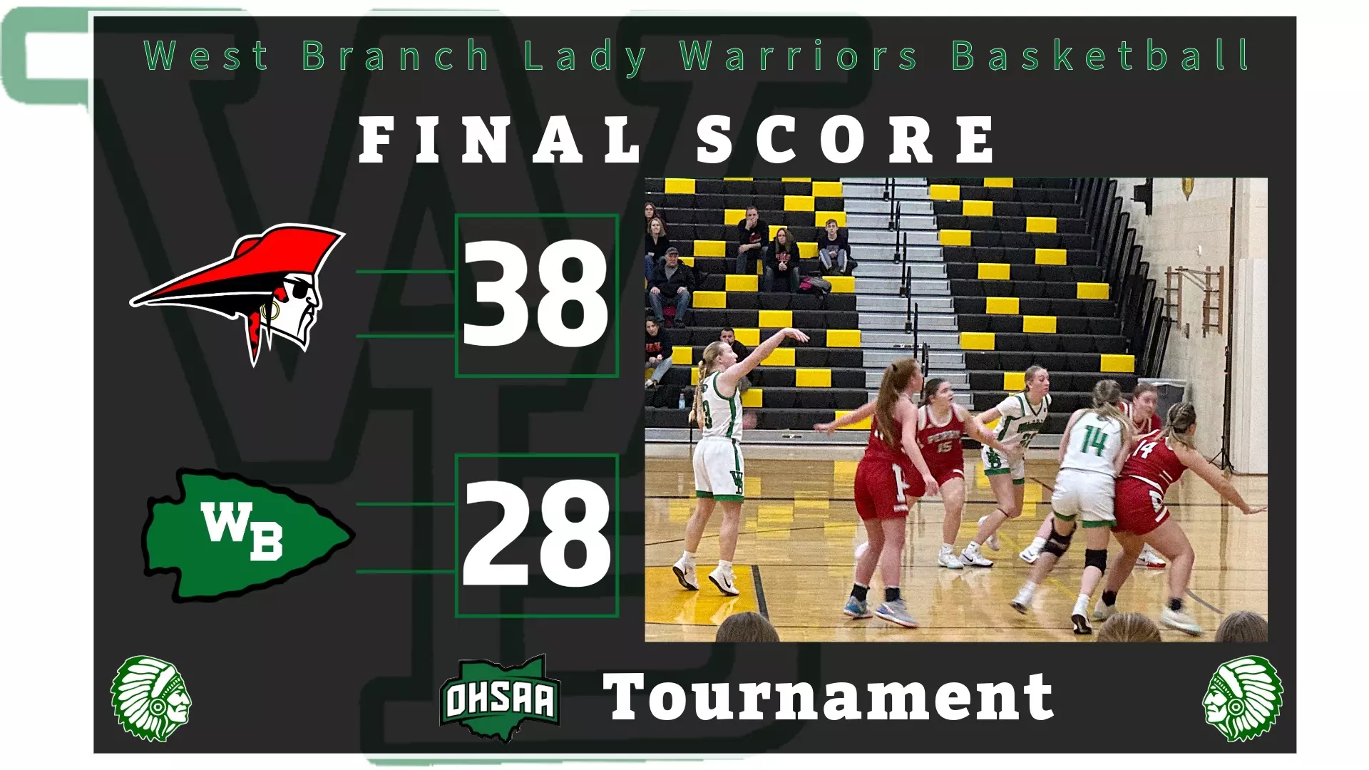 Lady Warriors Take Care Of Alliance 66 2 West Branch High School Lady Warriors Take Care Of Alliance 66 2 West Branch High School