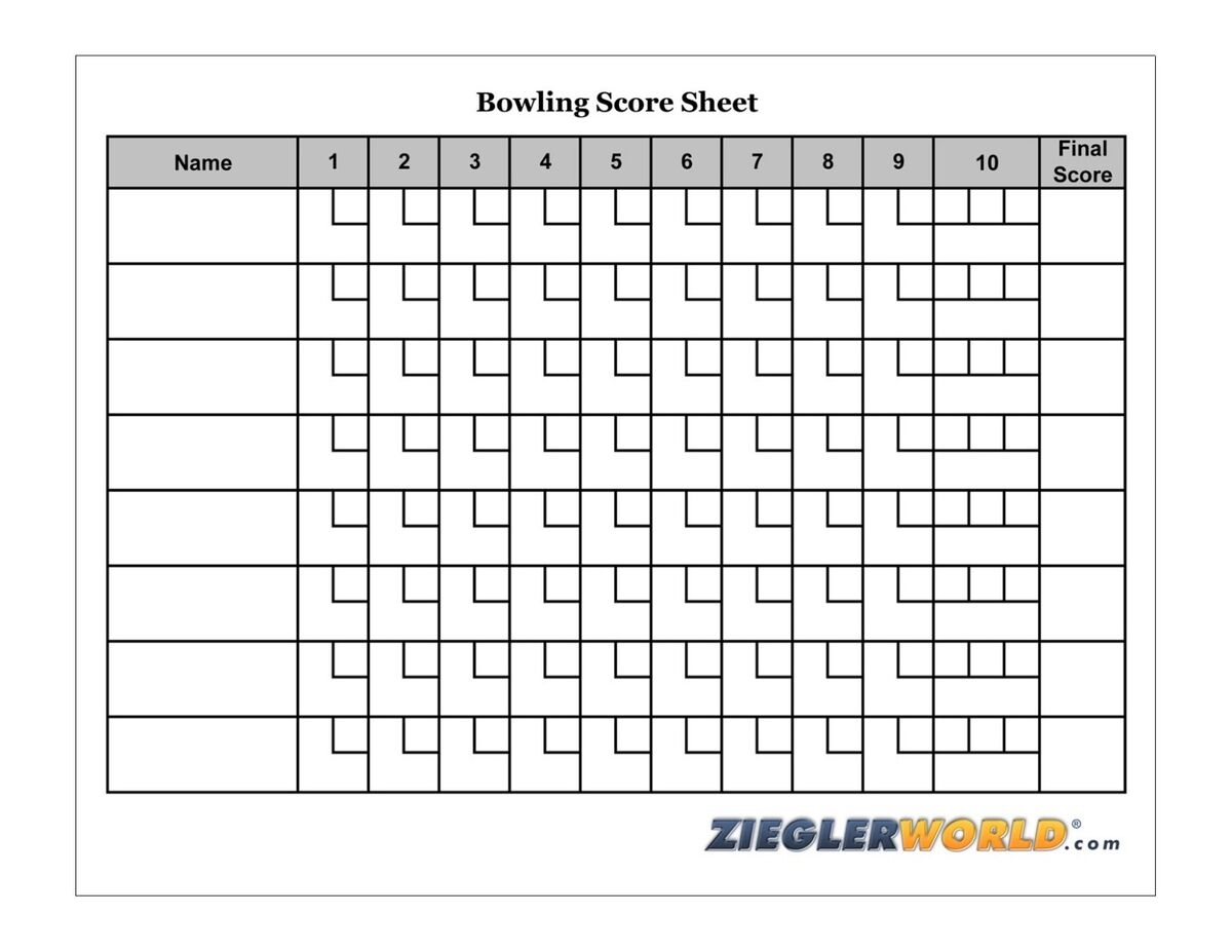 LARGE BOWLING SHUFFLEBOARD BOWLING ERASABLE SCORECARD SCORE CHART WITH BONUS 
