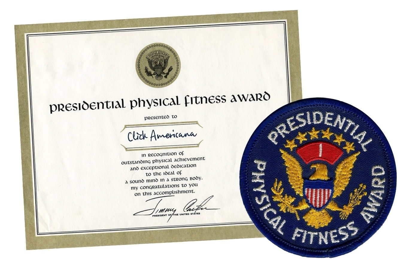Presidential Fitness Test Score Sheet