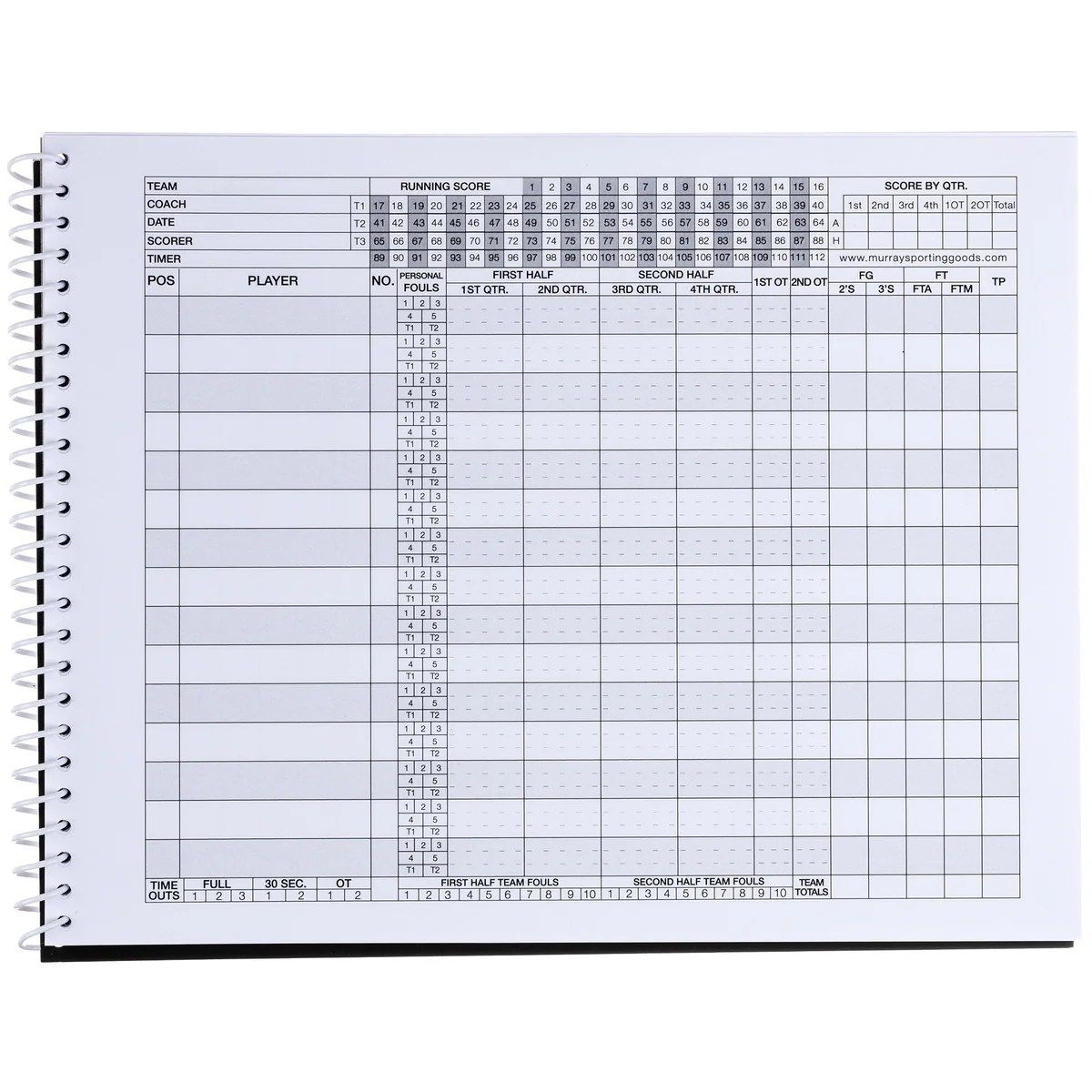 Blank College Basketball Score Sheet Blank College Basketball Score Sheet