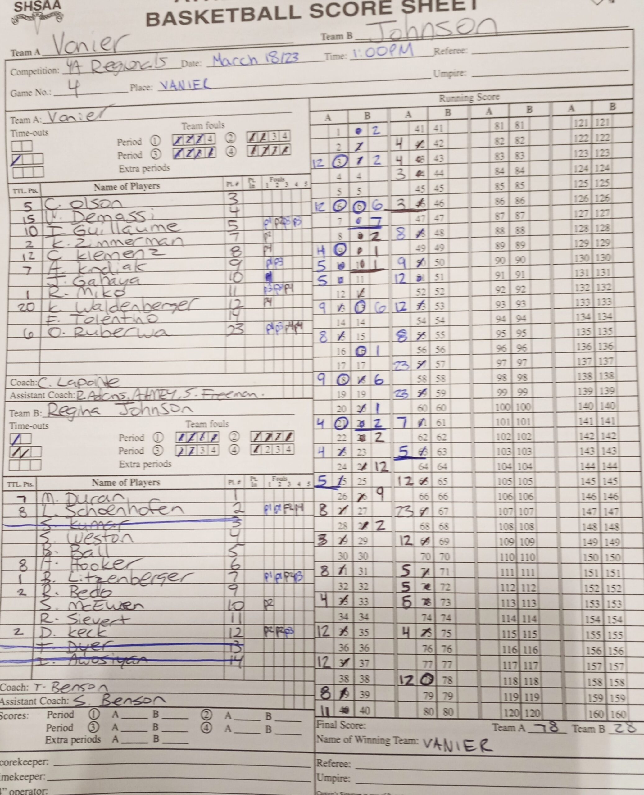 Vanier Senior Girls Advance To HOOPLA MJ Independent Vanier Senior Girls Advance To HOOPLA MJ Independent