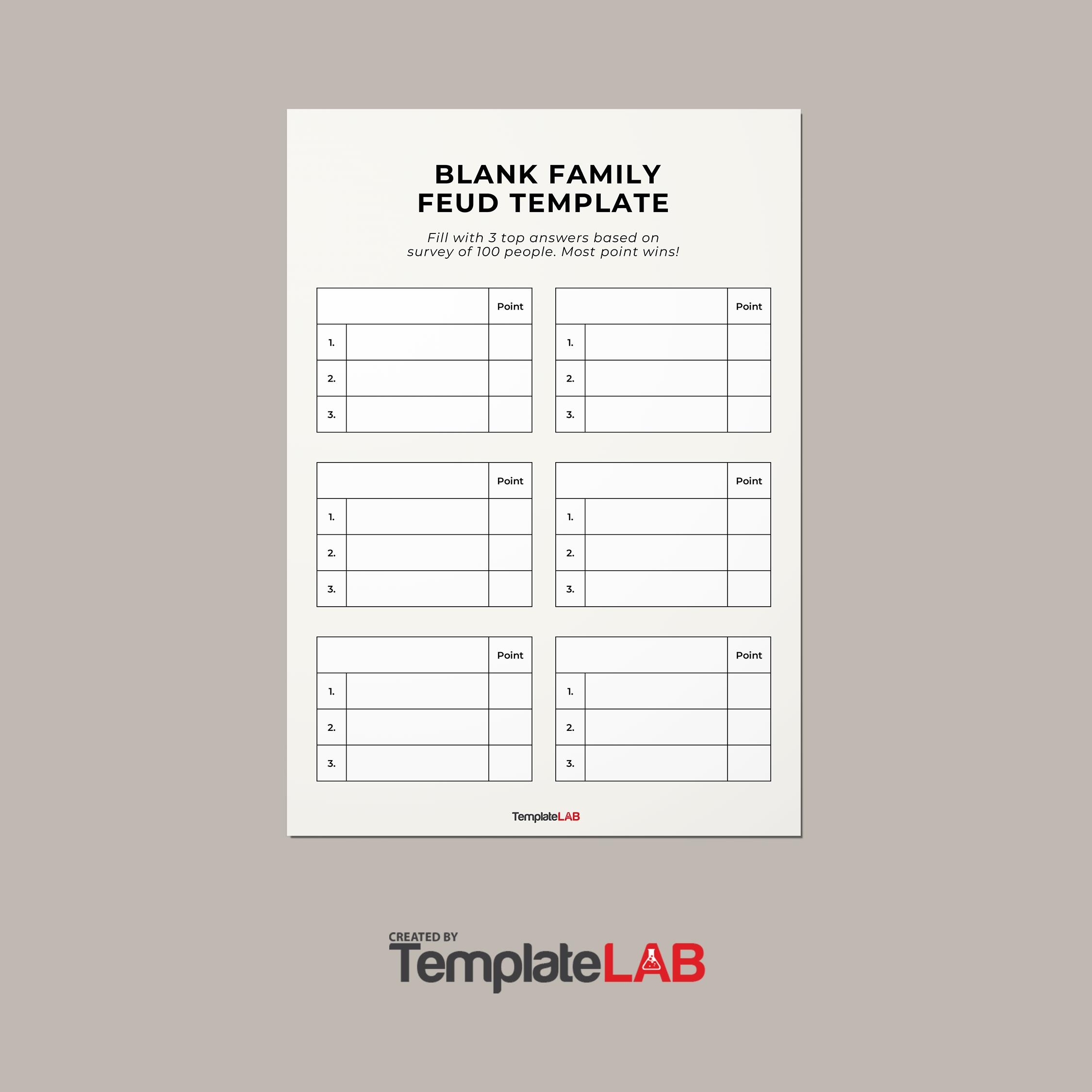 19 Great Family Feud Templates PowerPoint PDF U0026 Word TemplateLab