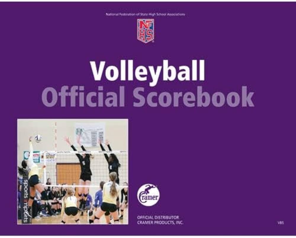 2024 U0026 2025 Volleyball NFHS Official Coaches Scorebook National 