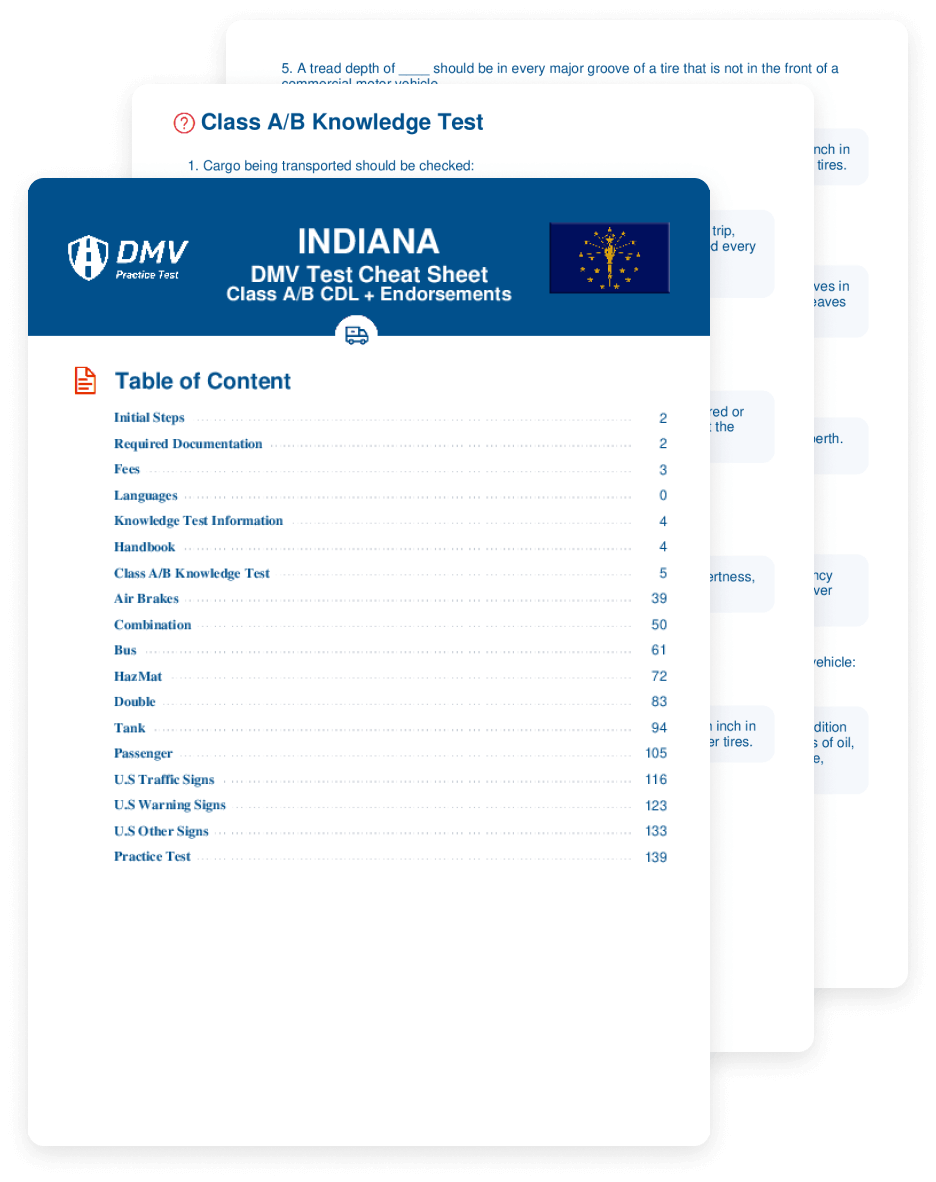 2025 Indiana DMV CDL Test Cheat Sheet 99 Pass Rate 2025 Indiana DMV CDL Test Cheat Sheet 99 Pass Rate