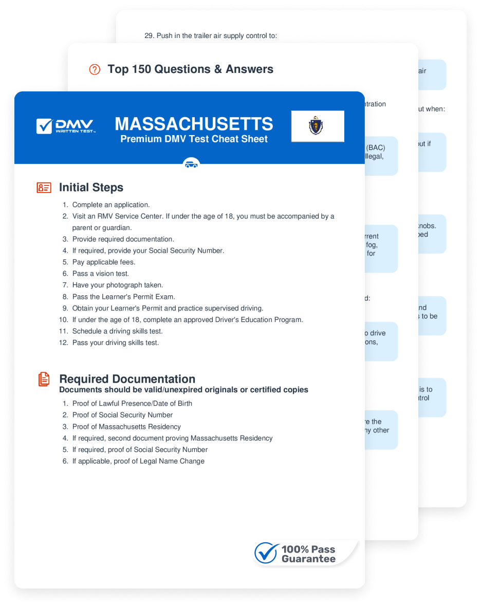 Massachusetts Road Test Score Sheet Massachusetts Road Test Score Sheet