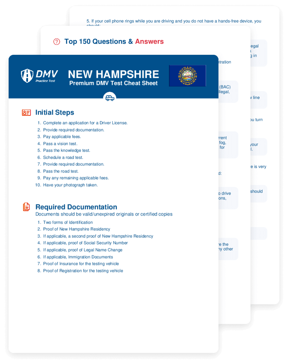 2025 New Hampshire DMV Test Cheat Sheet 99 Pass Rate 2025 New Hampshire DMV Test Cheat Sheet 99 Pass Rate