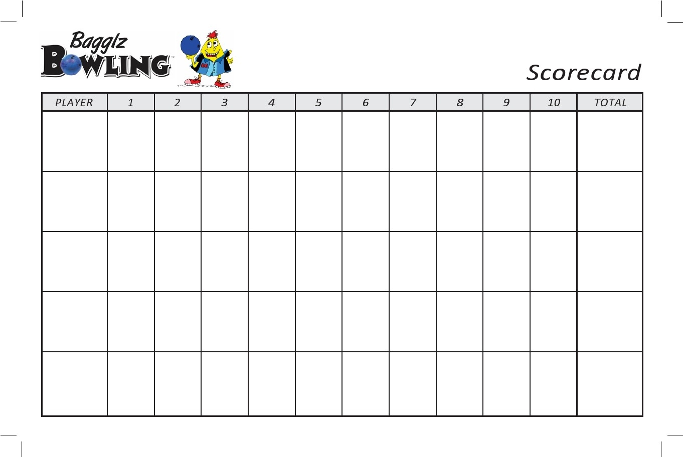 36 Printable Bowling Score Sheet Templates u0026 Examples 36 Printable Bowling Score Sheet Templates u0026 Examples