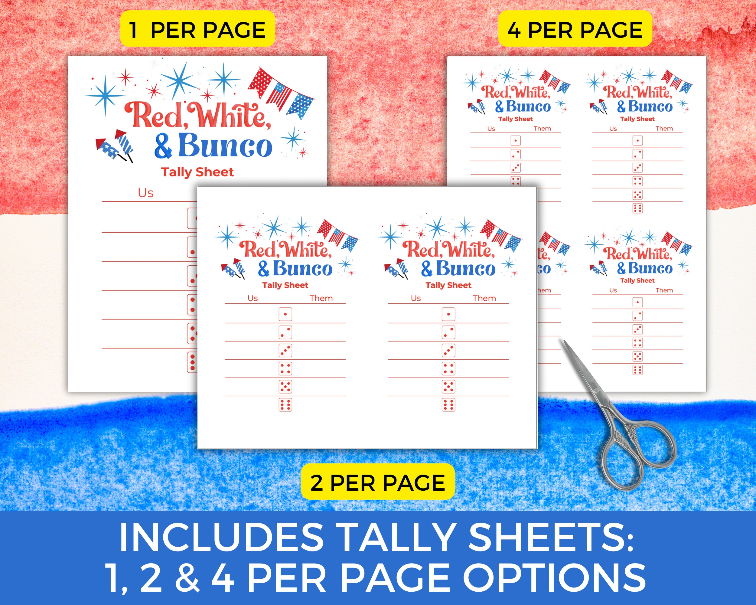 4th Of July Bunco Score Sheets July Bunco Score Cards Patriotic Bunco Game Bunco Babe Cards July Bunco Party Red White And Blue Bunco Etsy
