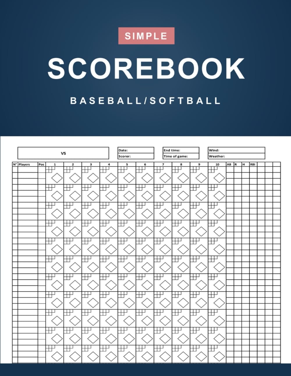 Free Printable Simple Softball Score Sheet Free Printable Simple Softball Score Sheet