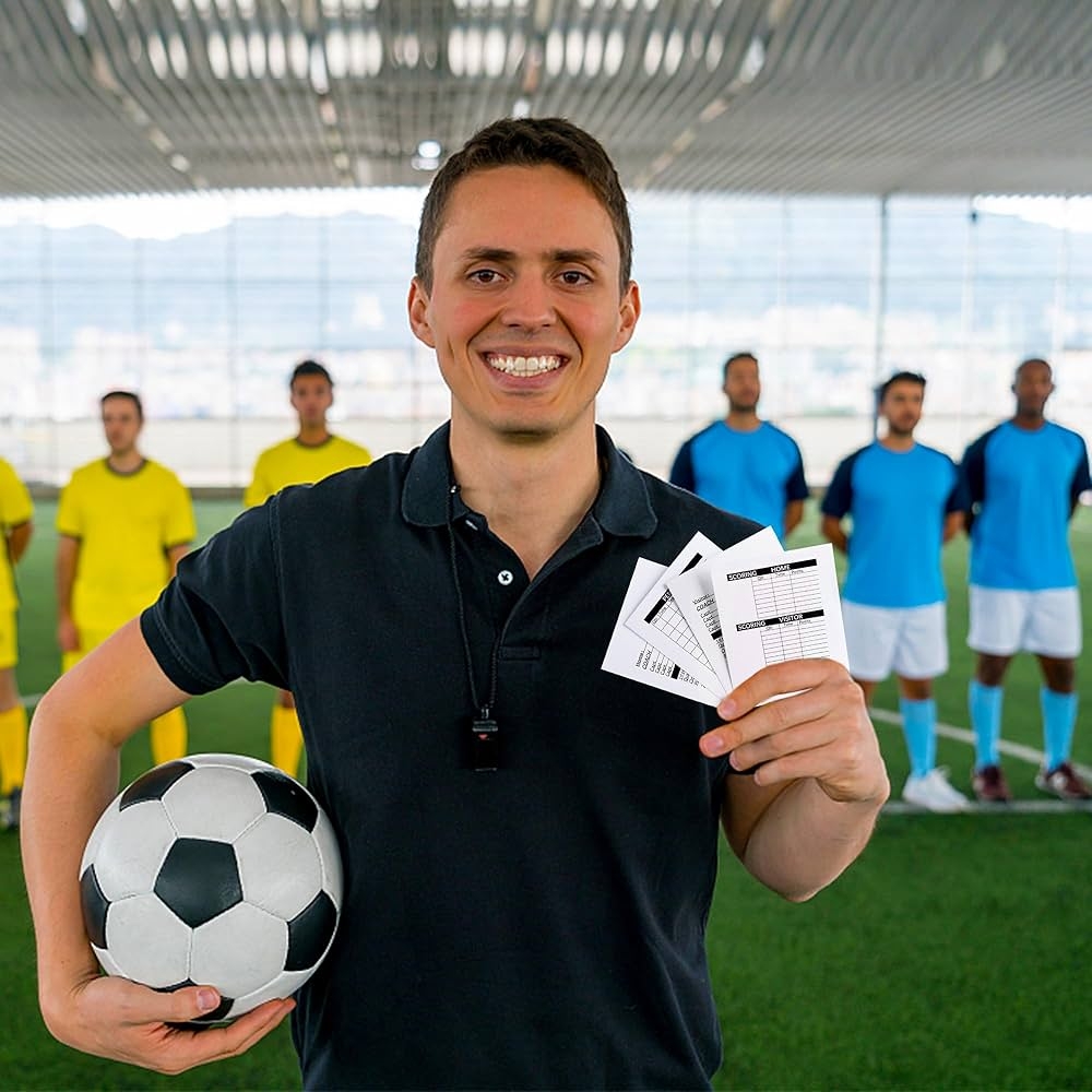 Amazon RunNico 50 Sets Football Referee Score Card Thick 