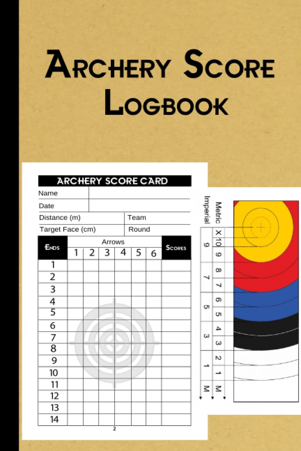 Archery Score Log Book Score Sheet Book For Recording Archery Practice Publisher F Maria Amazon Books