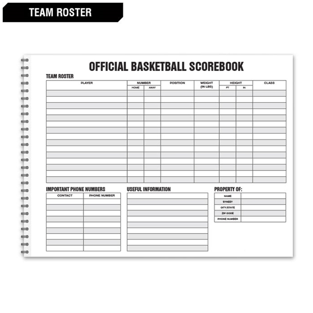 Basketball Scorebook