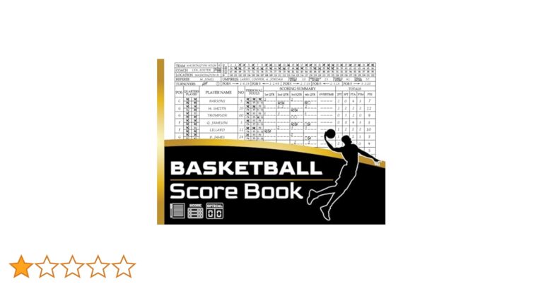 Basketball Scorebook Side By Side Score Sheets For Middle U0026 High School Matches W Instructions