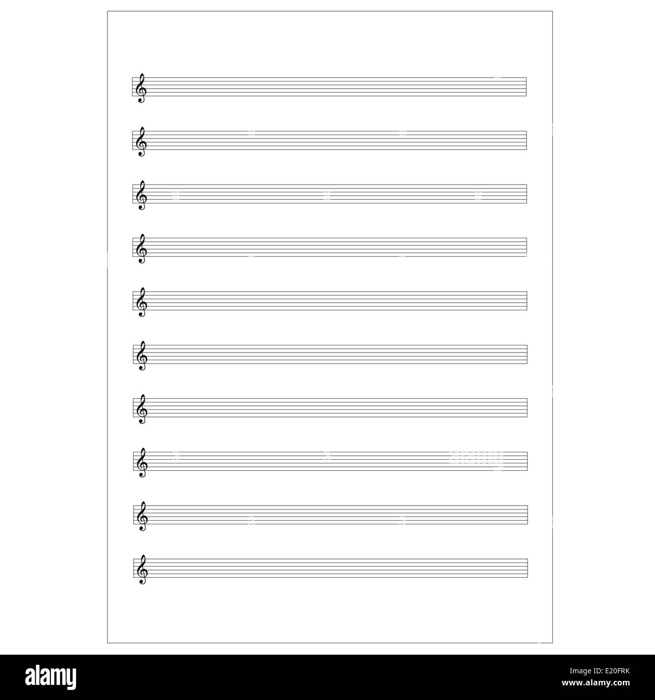 Blank Music Score Sheet Template To Write Music F Clef Printable A4 Format In Portrait Mode With A Song Title And Artist Name Block At The Top Stock Photo Alamy Blank Music Score Sheet Template To Write Music F Clef Printable A4 Format In Portrait Mode With A Song Title And Artist Name Block At The Top Stock Photo Alamy