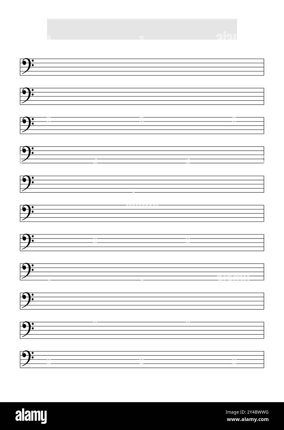 Blank Music Score Sheet Template To Write Music F Clef Blank Music Score Sheet Template To Write Music F Clef