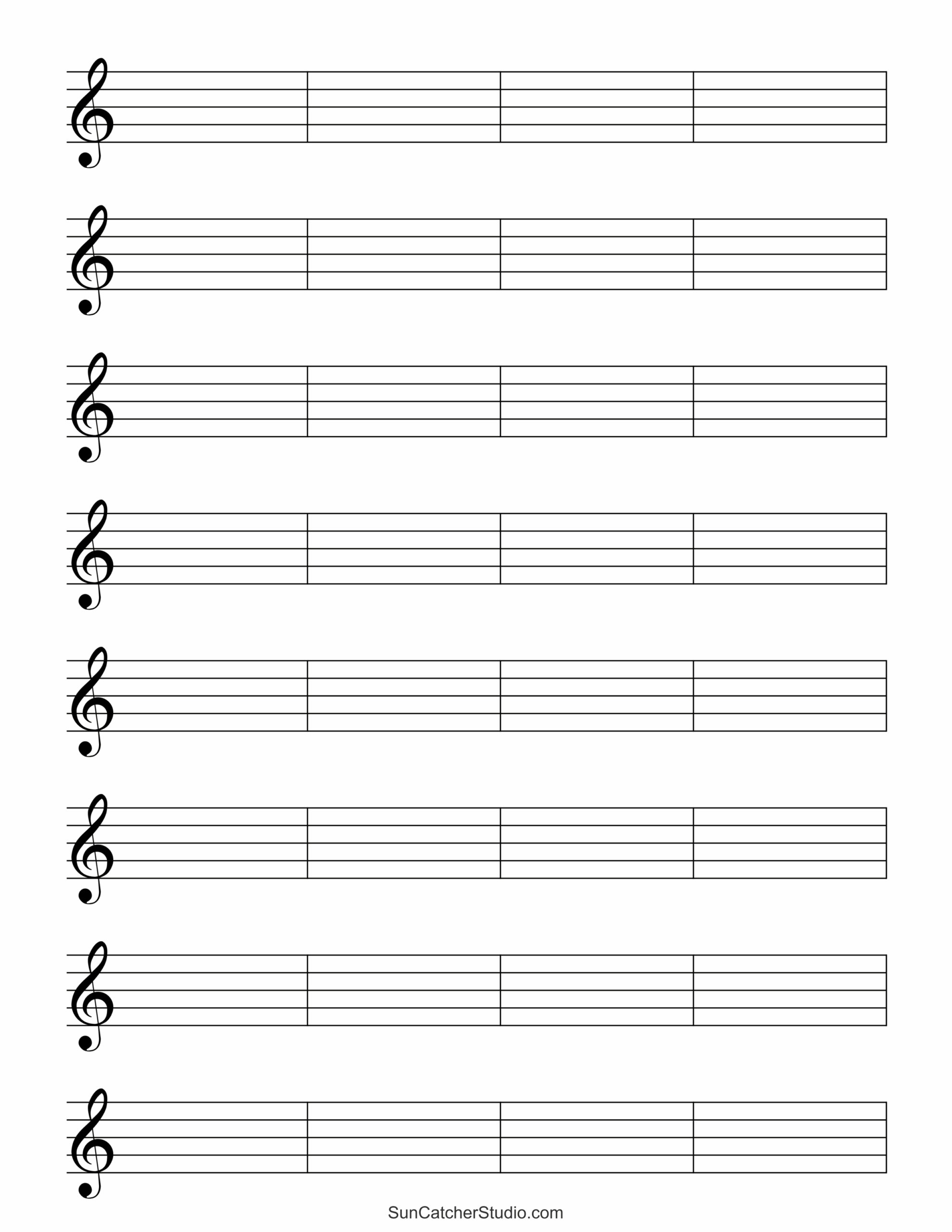 Sheet Music Score Template Sheet Music Score Template