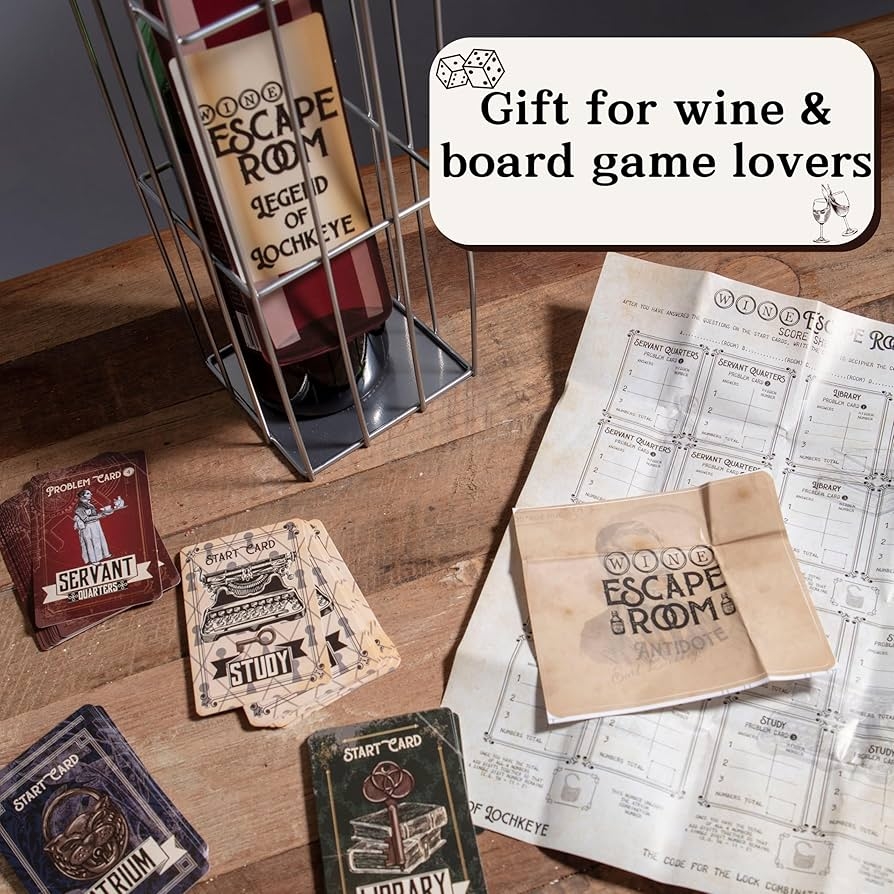 Boxer Gifts Escape Room Game Wine Bottle Puzzle Amazon Boxer Gifts Escape Room Game Wine Bottle Puzzle Amazon