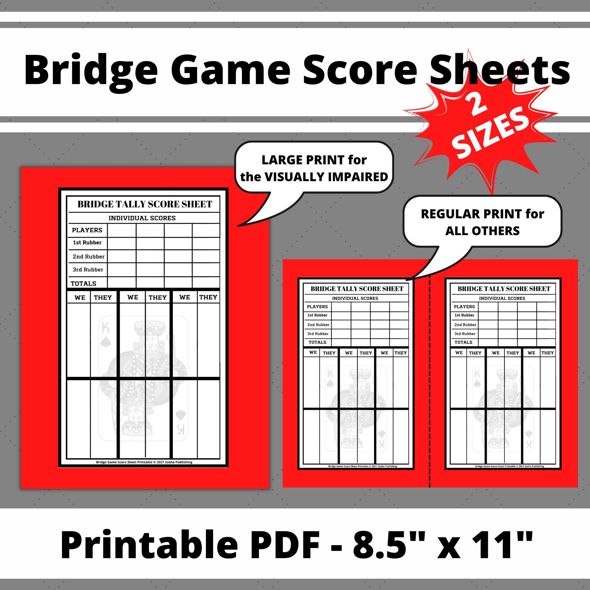 Bridge Game Score Sheets Printable Bridge Score Pad Bridge Score Bridge Game Score Sheets Printable Bridge Score Pad Bridge Score