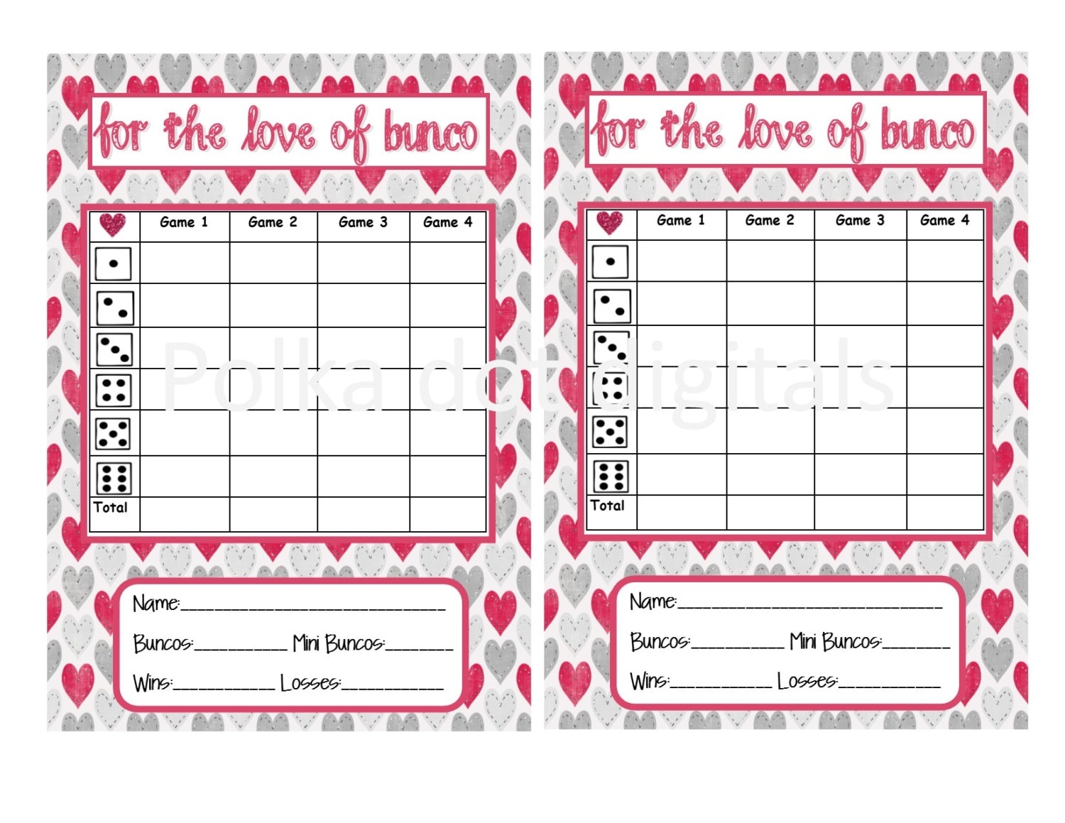 Buy 2 Get 1 Free LOVE Of BUNCO Valentine s Complete Set Bunco Buy 2 Get 1 Free LOVE Of BUNCO Valentine s Complete Set Bunco