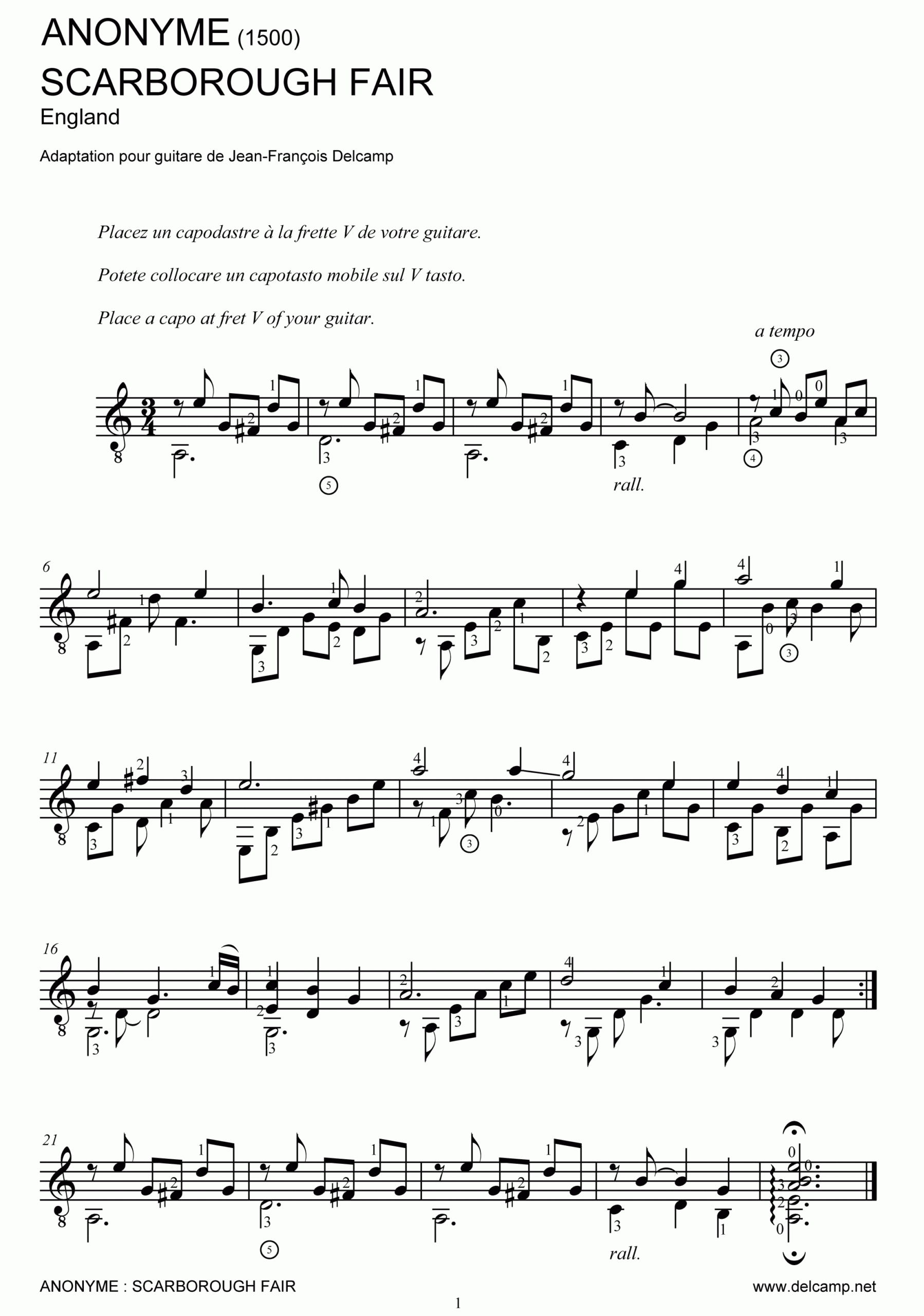 Classical Guitar Scores In Gif Format Classical Guitar Sheet Music And TABs
