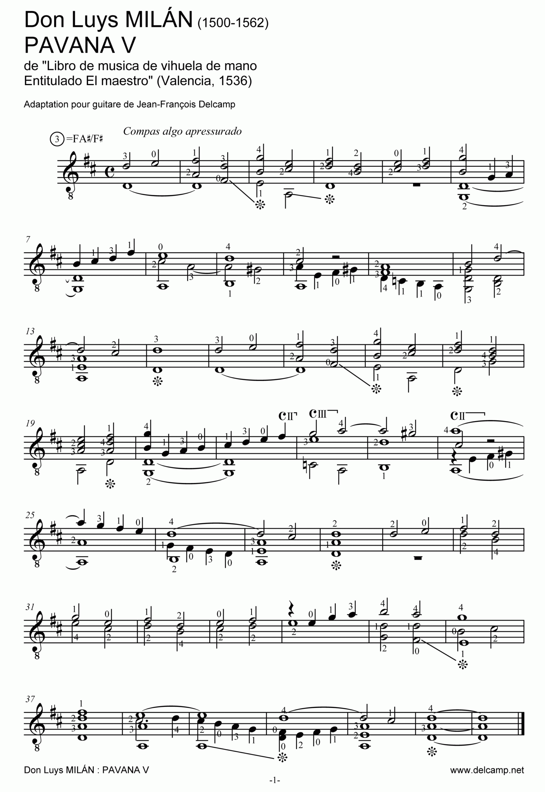 Classical Guitar Scores In Gif Format Classical Guitar Sheet Music And TABs
