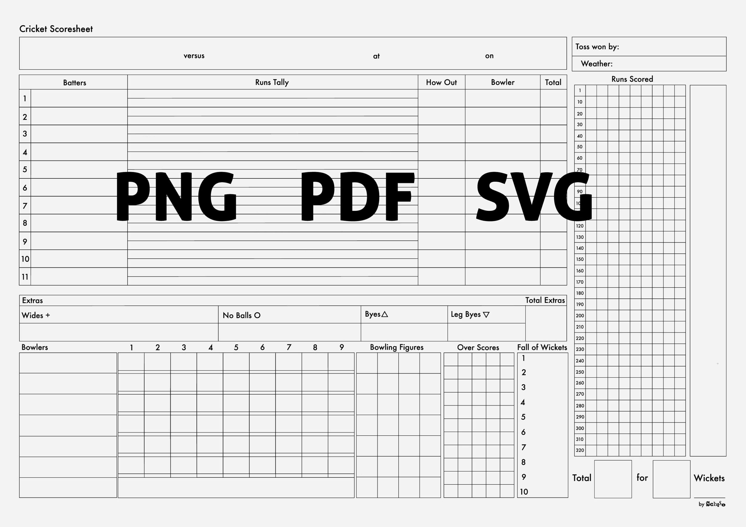 Cricket Blank Score Sheet Free Download Cricket Blank Score Sheet Free Download