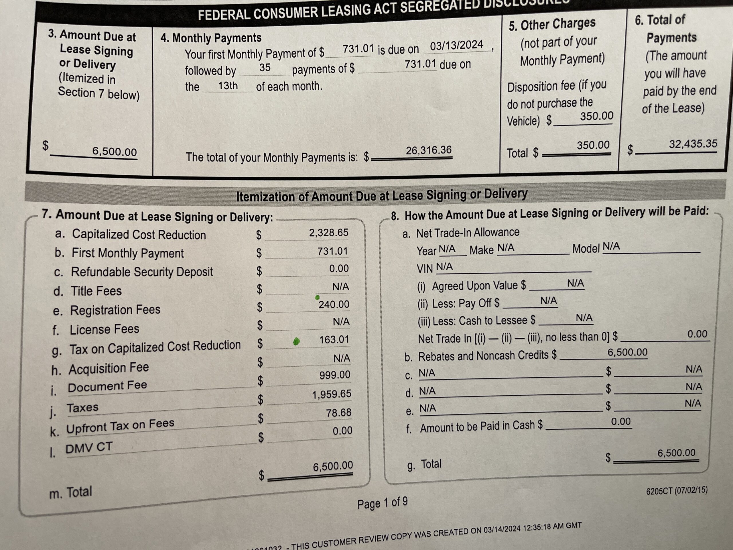 Ohio Road Test Score Sheet