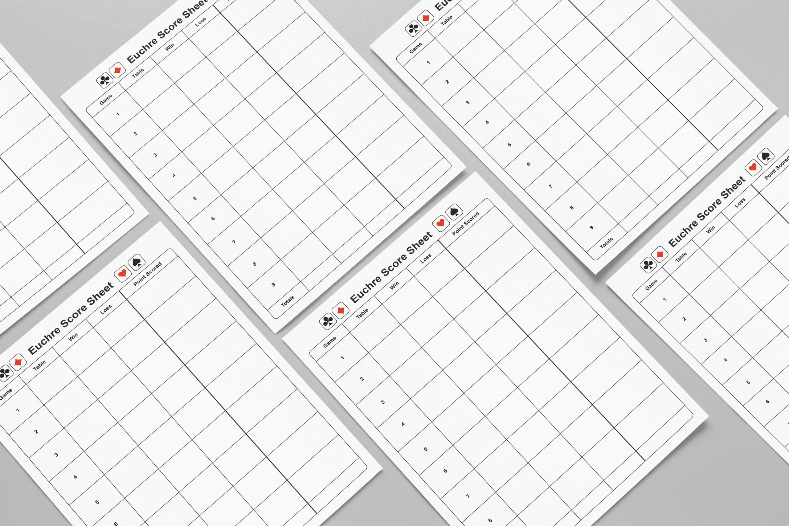 Euchre Score Sheet euchre Score Cards Printable euchre Tournament Score Card euchre Game Score Sheet Etsy Norway