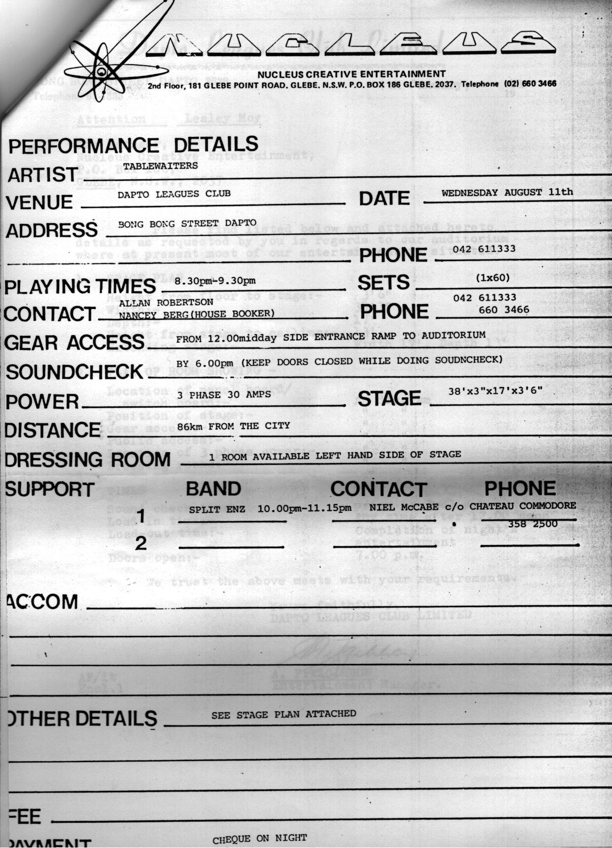 File Worksheet B 1983 Split Enz Tour Tablewaiters jpg Wikimedia Commons