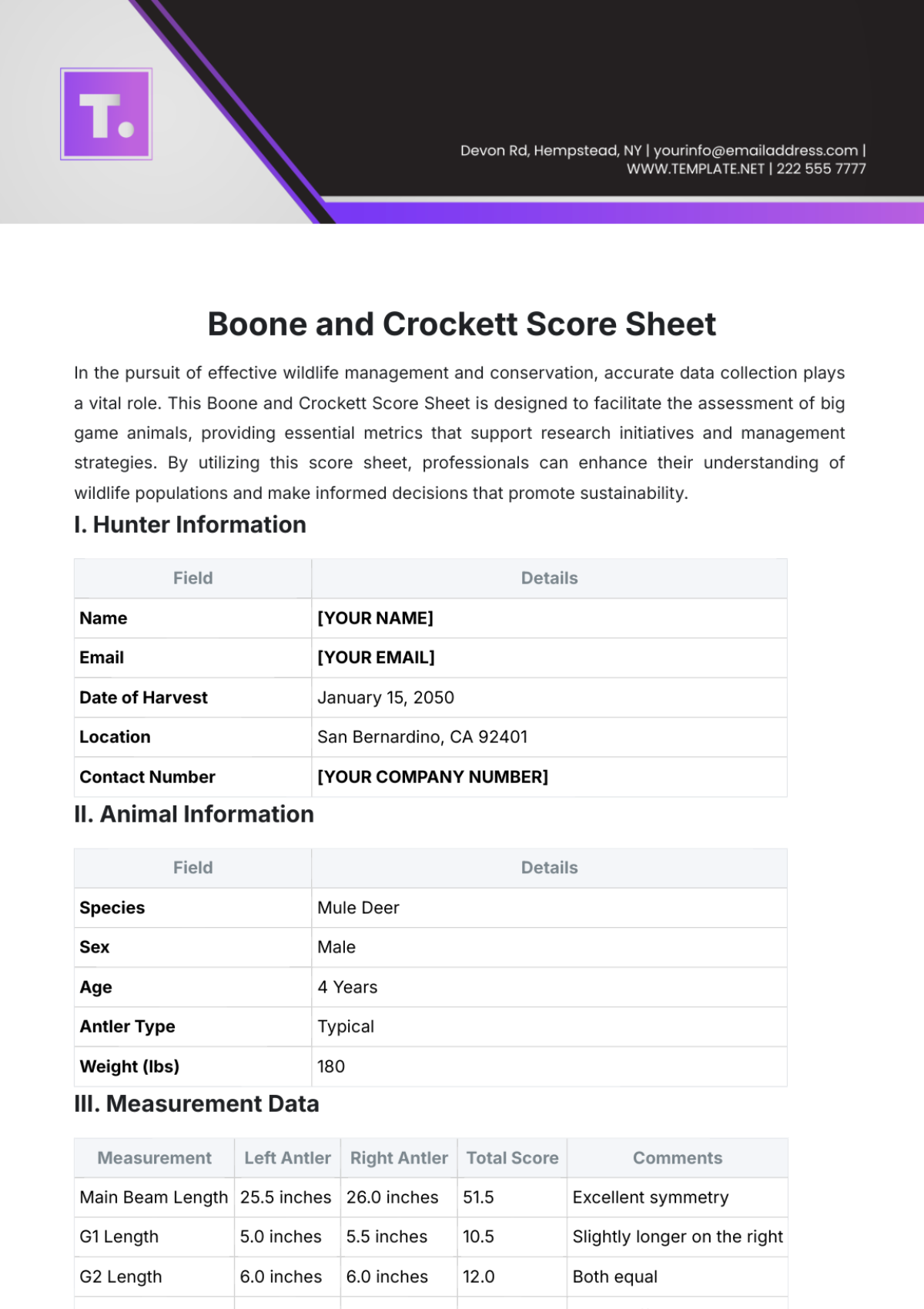 Free Boone And Crockett Score Sheet Template To Edit Online Free Boone And Crockett Score Sheet Template To Edit Online