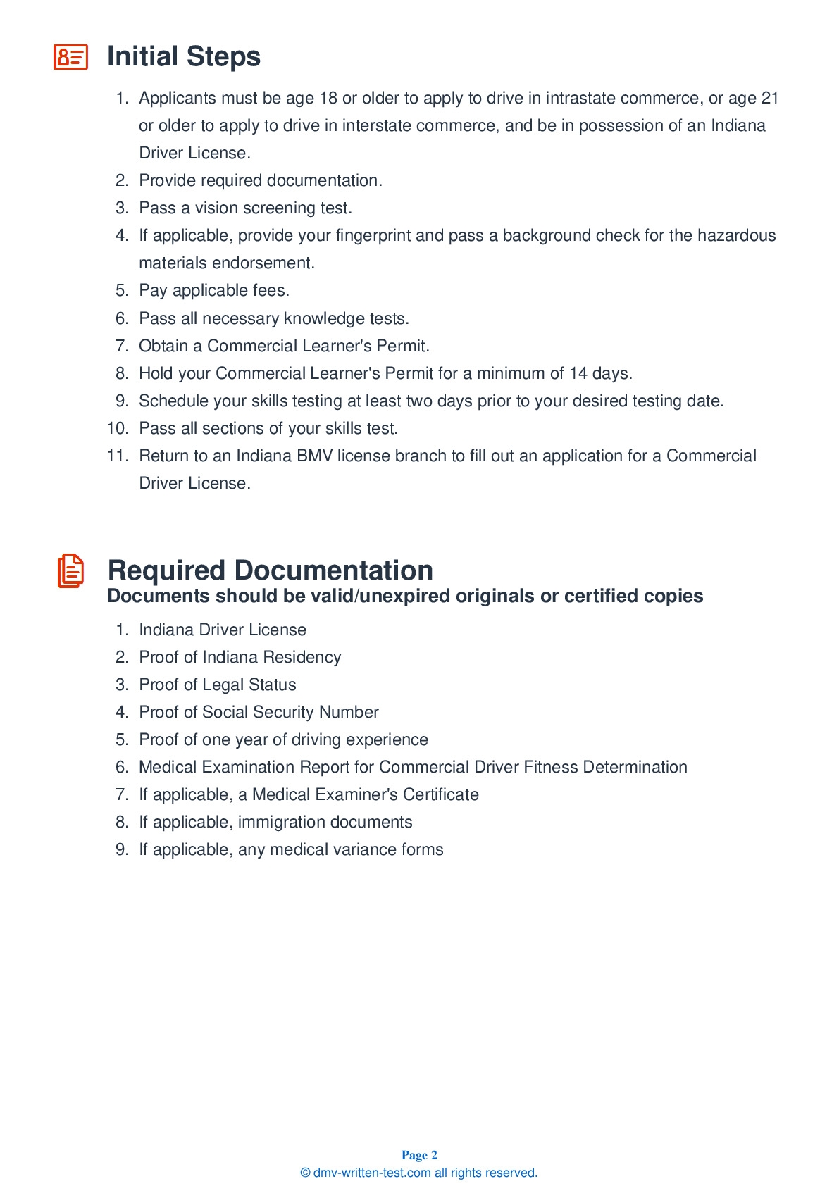 FREE Indiana Knowledge Test Class B Real 2025 CDL Questions FREE Indiana Knowledge Test Class B Real 2025 CDL Questions