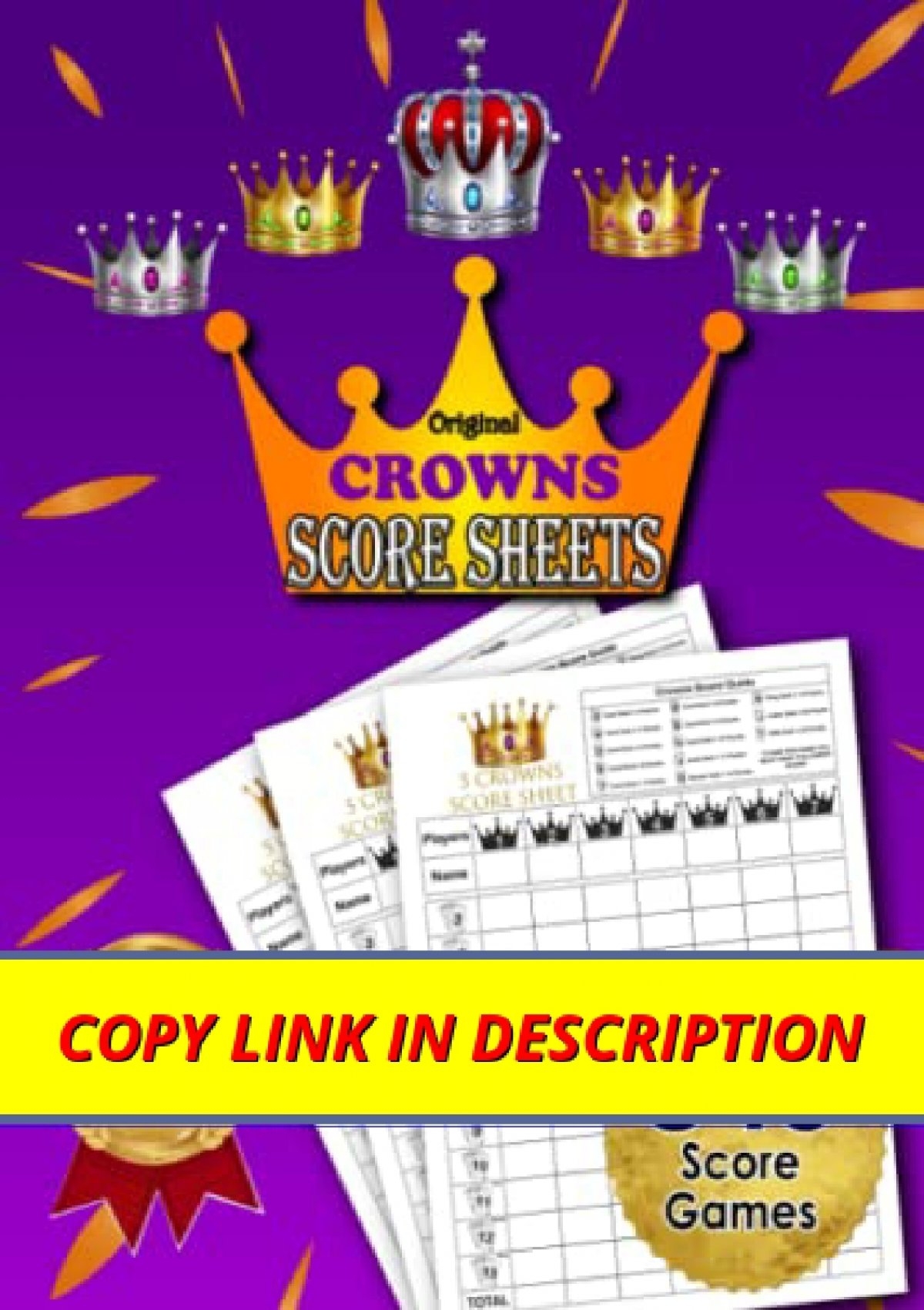 Free Read pdf Original Five Crowns Score Sheets 120 Travel Print Size Pad Sheets For Scorekeeping 6 X 9 Inches Best Choice 5 Crowns Scorekeeping 