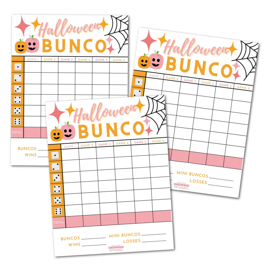 Get Spooky With The Cutest Pink Halloween Bunco Set Get Spooky With The Cutest Pink Halloween Bunco Set