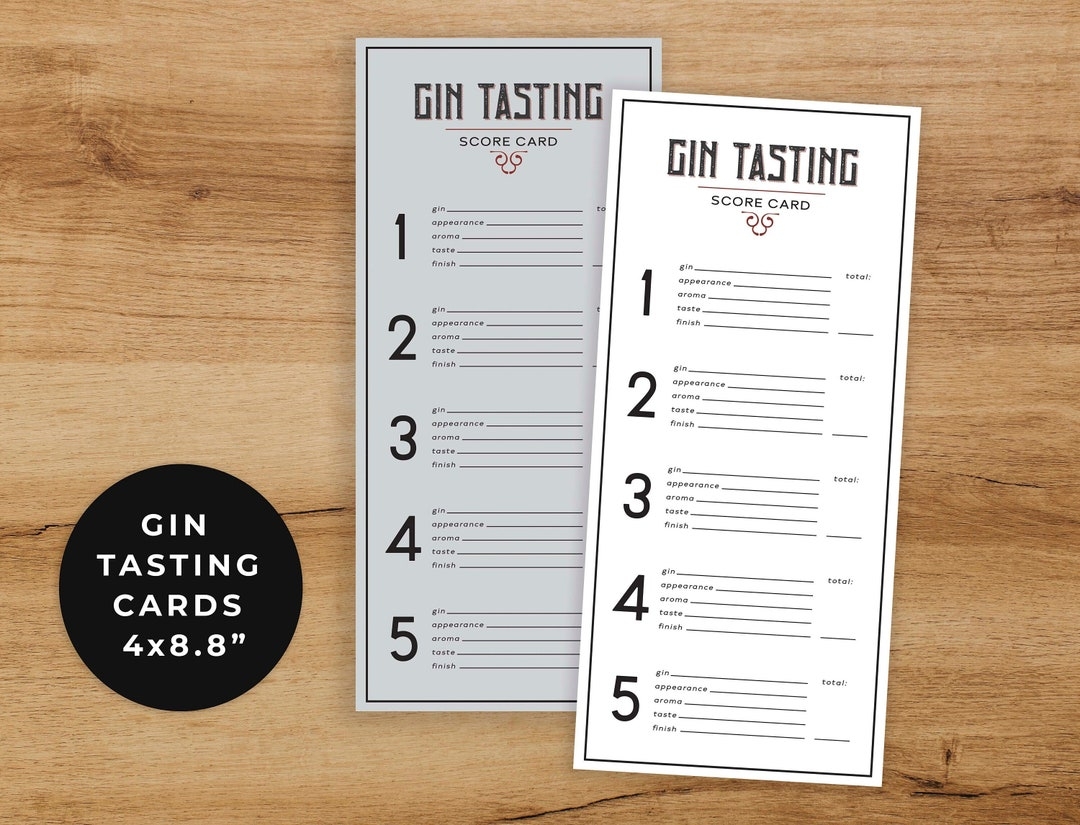 Gin Tasting Score Cards Blind Gin Tasting Party Printable Gin Tasting Cards Housewarming Blind Tasting Party Etsy Gin Tasting Score Cards Blind Gin Tasting Party Printable Gin Tasting Cards Housewarming Blind Tasting Party Etsy