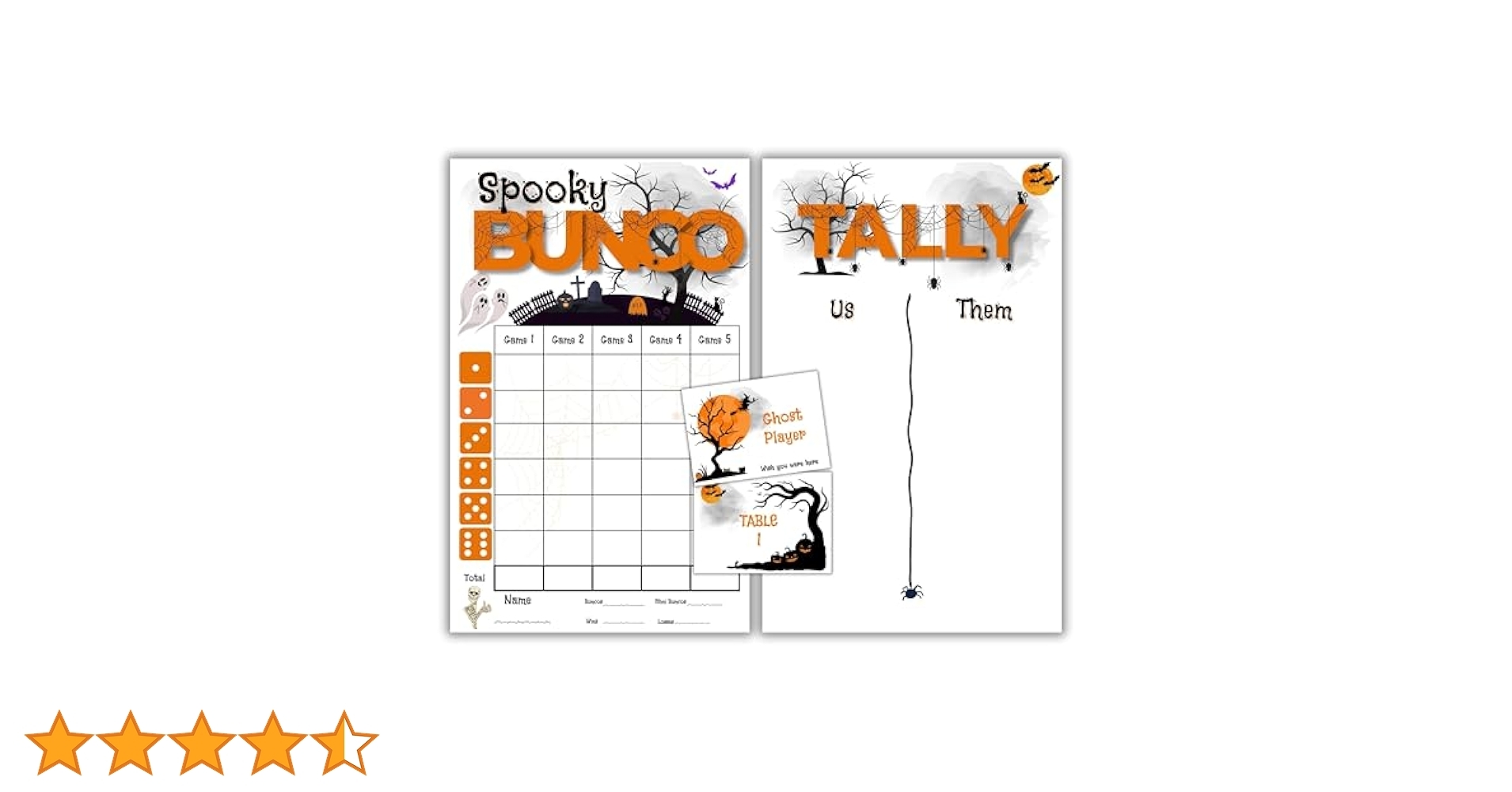 Halloween Bunco Bundle October November Theme Amazon Halloween Bunco Bundle October November Theme Amazon