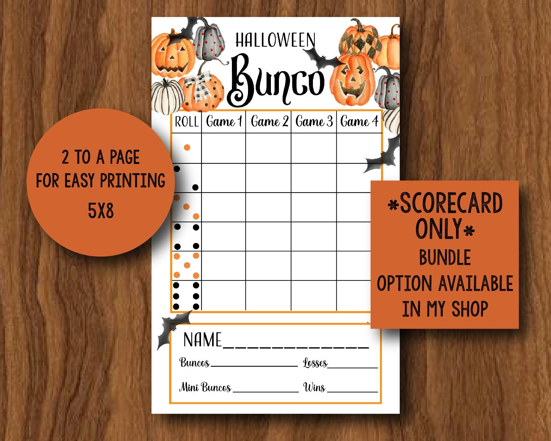Halloween Bunco Card Jack o lanterns Bunco Scorecard Pumpkins And Bats October Bunco Scorecard Printable Fall Bunco Card Halloween Bunco Card Jack o lanterns Bunco Scorecard Pumpkins And Bats October Bunco Scorecard Printable Fall Bunco Card