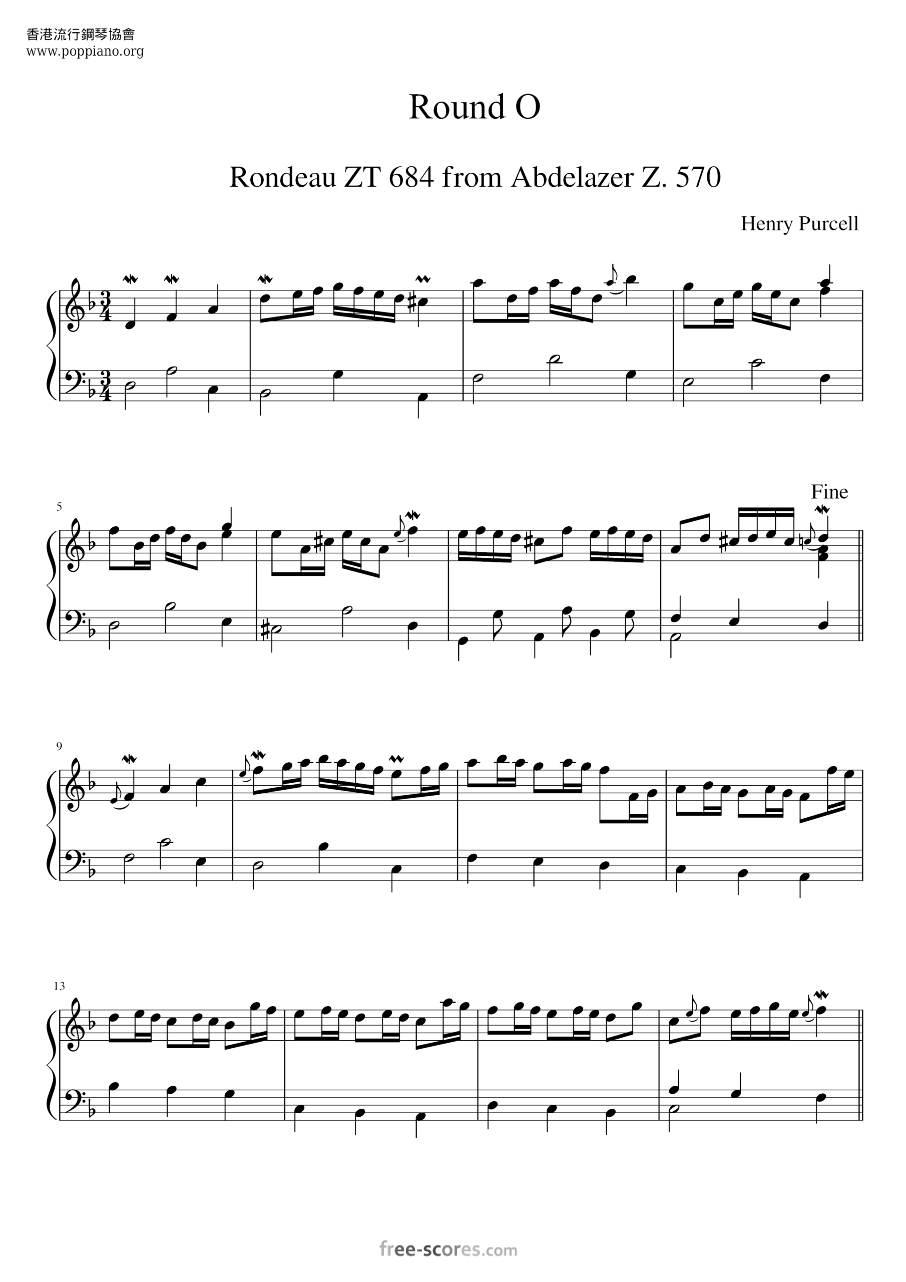 Free Scores Sheet Music Download
