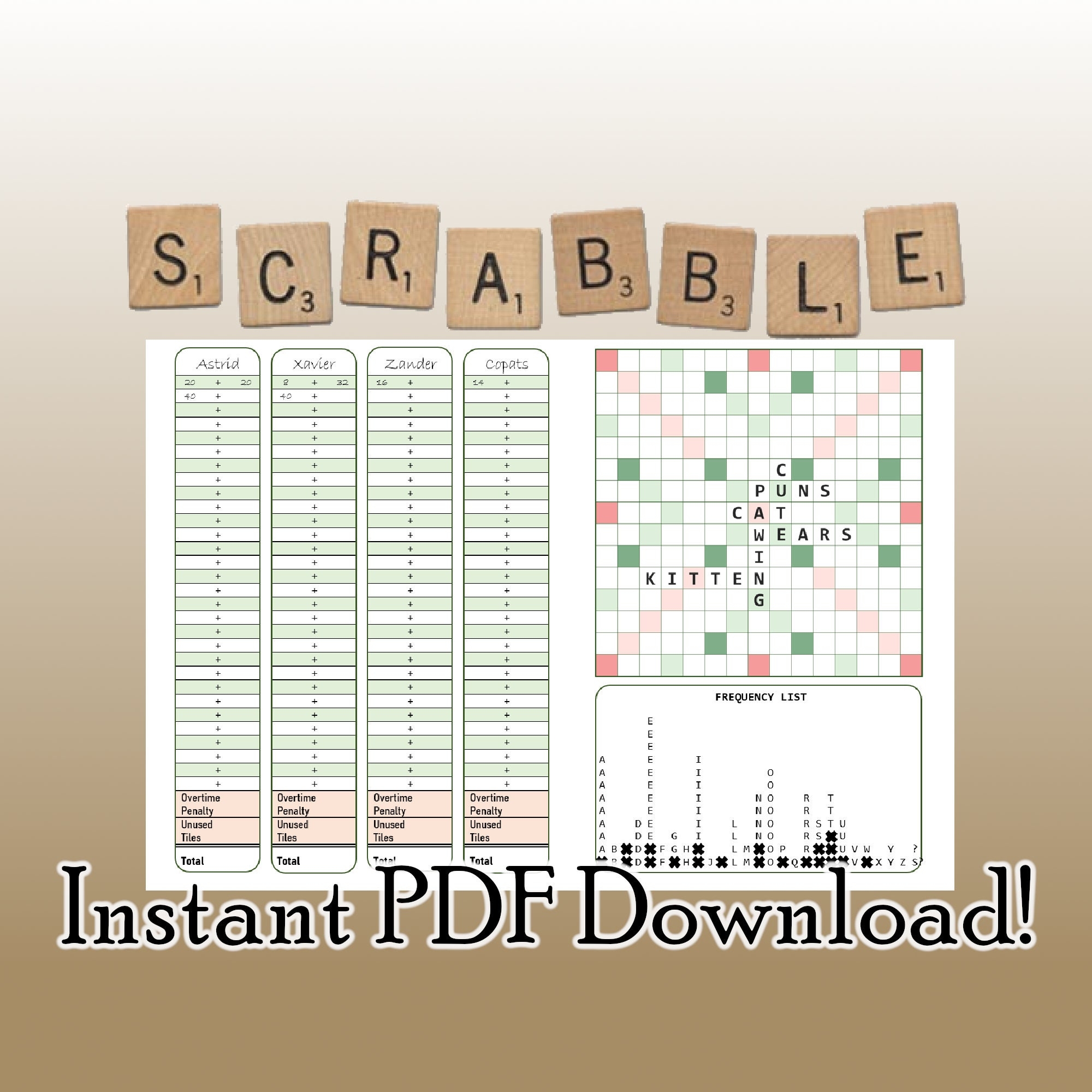 Scrabble Score Sheet Pdf Free Download Scrabble Score Sheet Pdf Free Download