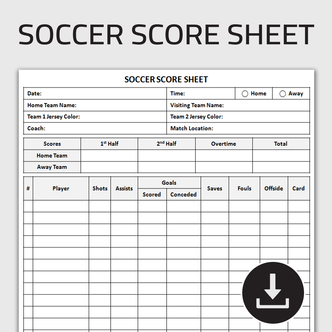 Laminated Referee Fashion Score Card Set
