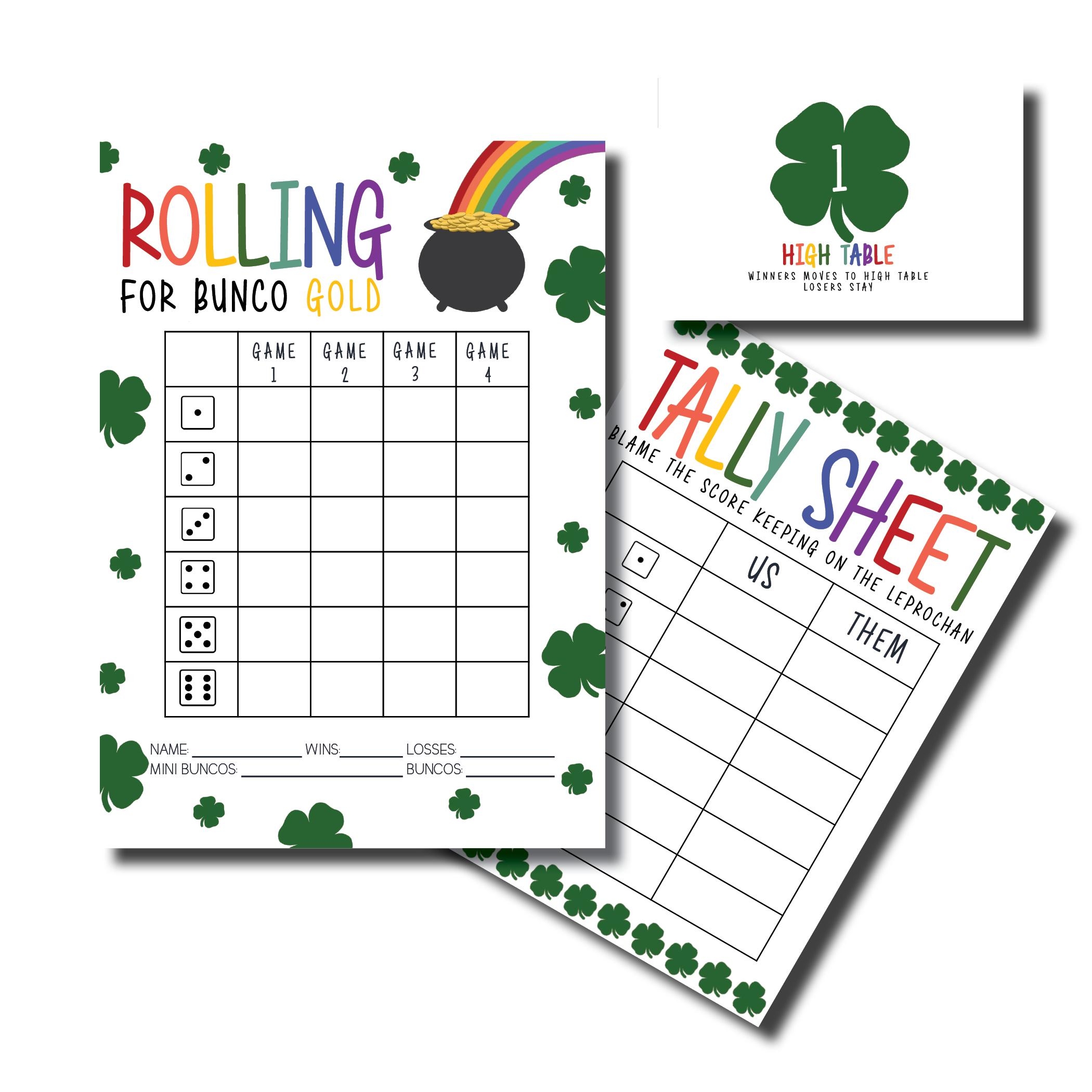 March Bunco St Patrick s Day Bunco Printable Bunco Game Bunco Score Sheet Printable Bunco Card Score Card Tally Sheets Table Numbers Etsy March Bunco St Patrick s Day Bunco Printable Bunco Game Bunco Score Sheet Printable Bunco Card Score Card Tally Sheets Table Numbers Etsy