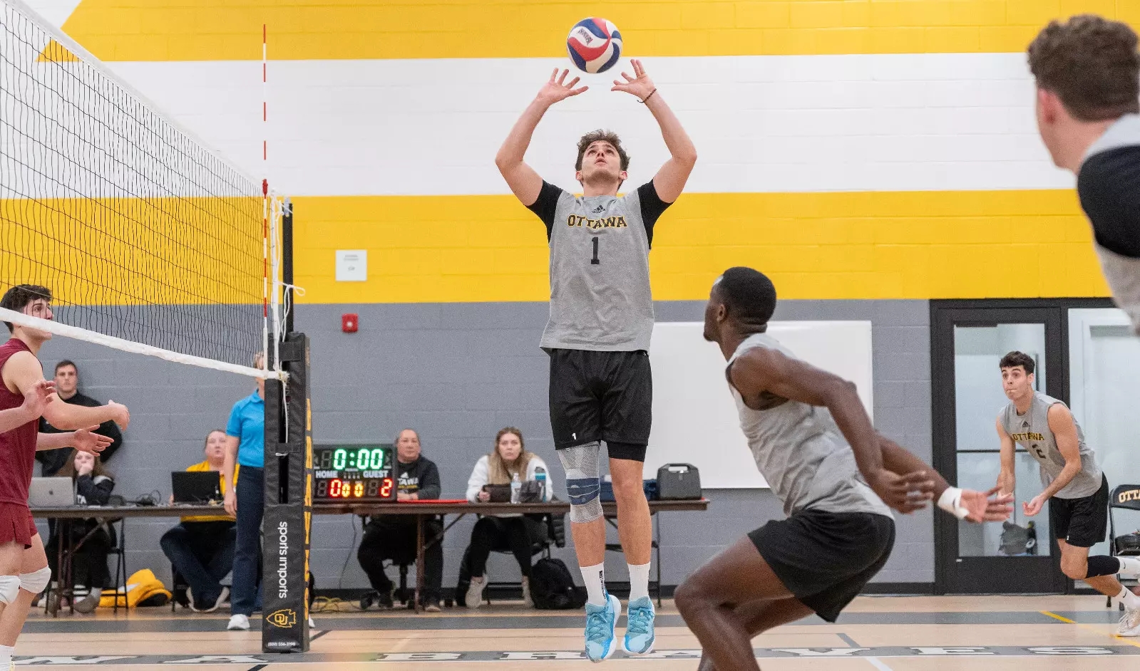 Men s Volleyball Opens Heart Play With A Win Over KWU 3 0 Ottawa University