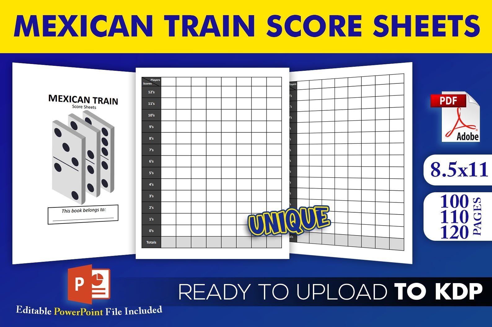 Free Mexican Train Score Sheet