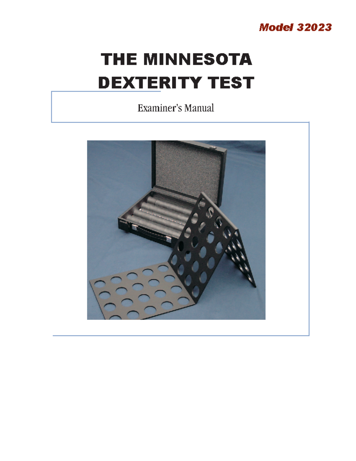 Minnesota Rate Of Manipaulation Test Experiment Fax 765 423 4111 Lafayetteinstrument E mail Studocu